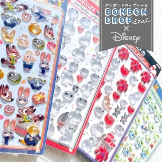 ネコポス対応】ディズニー・ボンボンドロップシール ベイマックスA