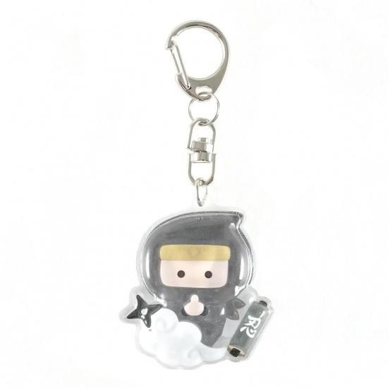 ネコポス対応】和柄・ボンボンドロップキーチャーム 忍者 - クーリア