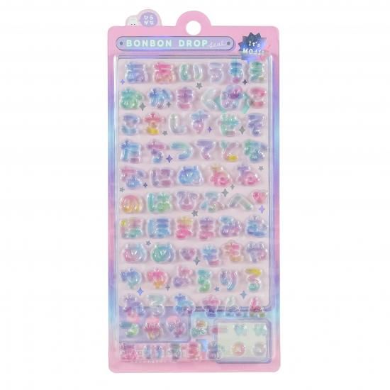 ネコポス対応】ボンボンドロップシール 文字シール もじもじボンボン