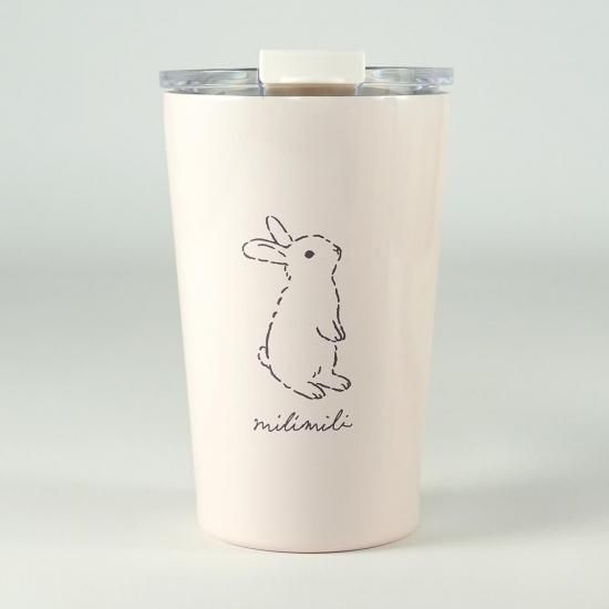 ミリミリ ステンレスタンブラー（380ml）（ウサギ） - クーリア