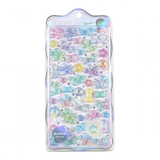 ネコポス対応】ボンボンドロップシール （churukira）／ば