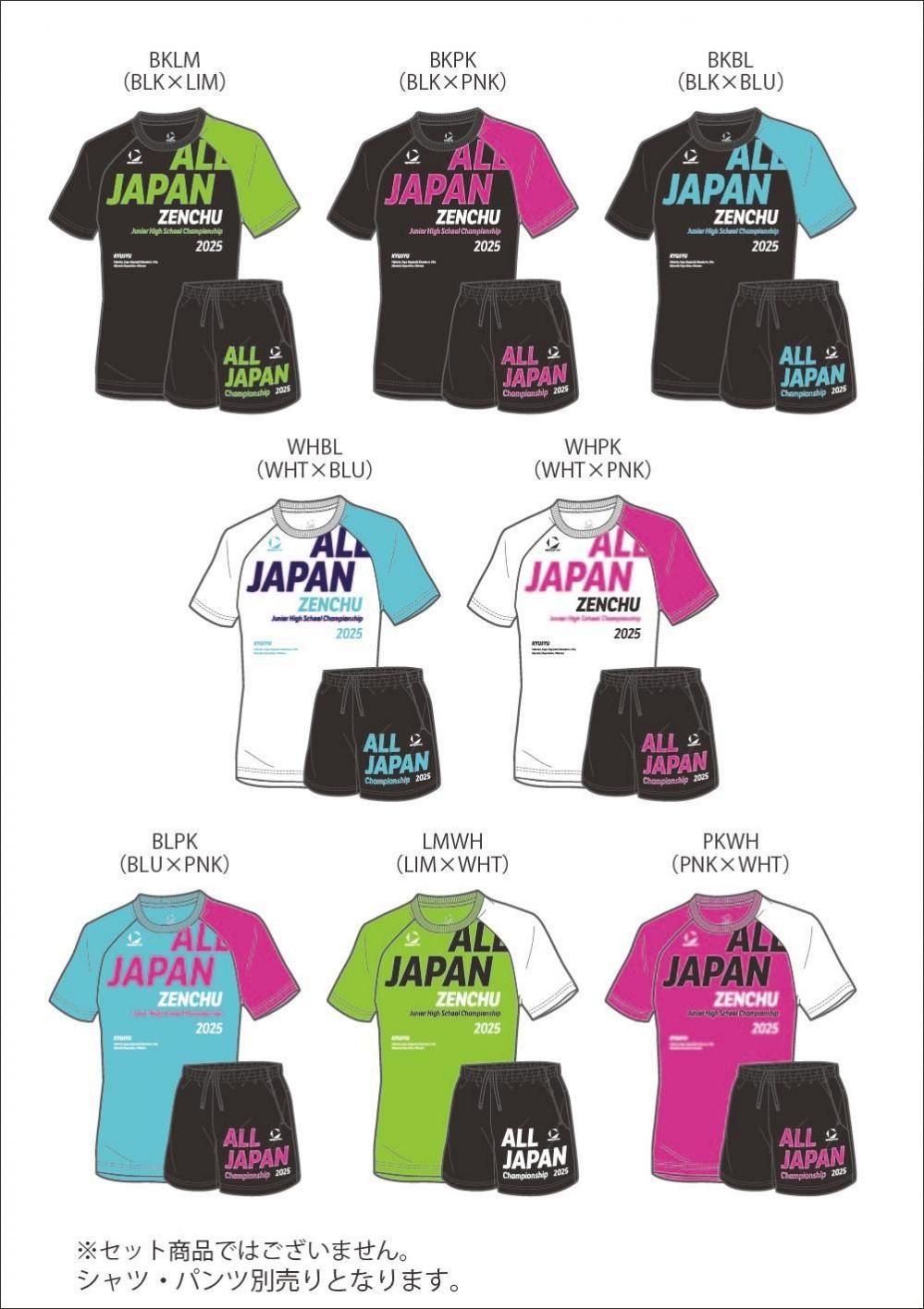 全国中学校体育大会【全中】デサント記念Tシャツ2025 - 〈公式