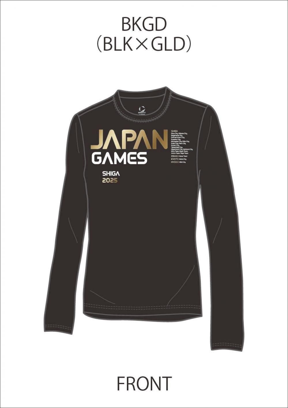 デサント　2025国体限定長袖Tシャツ SHIGA2025【国スポ】デサント記念（ロングスリーブ）Tシャツ2025
