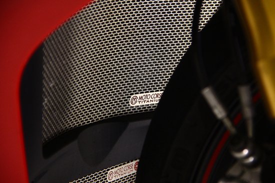 チタニウム プロテクションスクリーン ラジエター for Ducati Panigale 