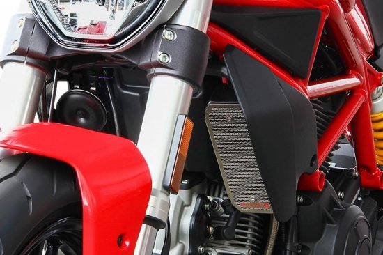 チタニウム プロテクションスクリーン オイルクーラー for Ducati Scrambler 800 シリーズ / Monster 797-  MOTO CORSE Online Store