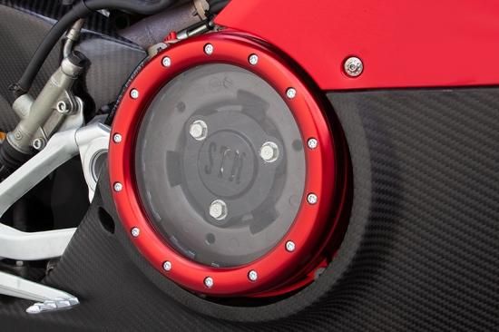 STM クラッチカバー ウインドウ Type-A for Ducati Panigale V4