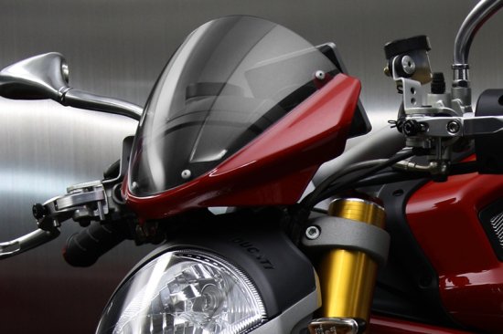オプティカル ウインドスクリーン for Ducati Monster 1100 / Monster 796 / Monster 696 - MOTO  CORSE Online Store / モトコルセ オンラインストア