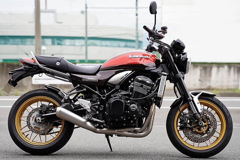 チタニウム エキゾースト フルシステム Evoluzione for Kawasaki Z900RS - MOTO CORSE Online  Store / モトコルセ オンラインストア