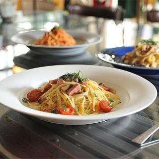 キュイジーヌ ストーンマットスィングプレートL 約29cm 白系 洋食器 丸型プレート 25cm以上 日本製 美濃焼 業務用 おしゃれ モダン g-1928-04