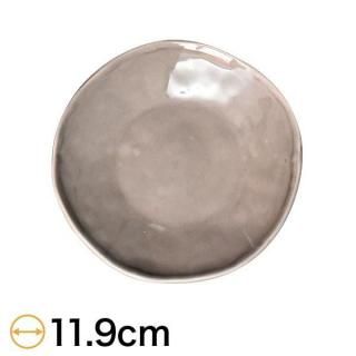 ベージュいっぷく丸皿S 約11.9cm 洋食器 丸型プレート 15cm以下 日本製 美濃焼 業務用 おしゃれ モダン g-1930-20