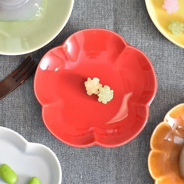 紅葉と花のデザイン小皿セット e6ff51a2952e85787c0bc82dda3c41