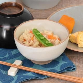 ブランソイル茶碗 約10.6cm 白系 和食器 飯器・飯碗 日本製 美濃