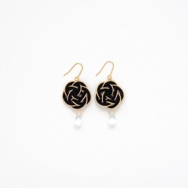 水引ピアス 水引-712 水引ピアス 漆黒 - エヌビー社 OFFICIAL ONLINE SHOP