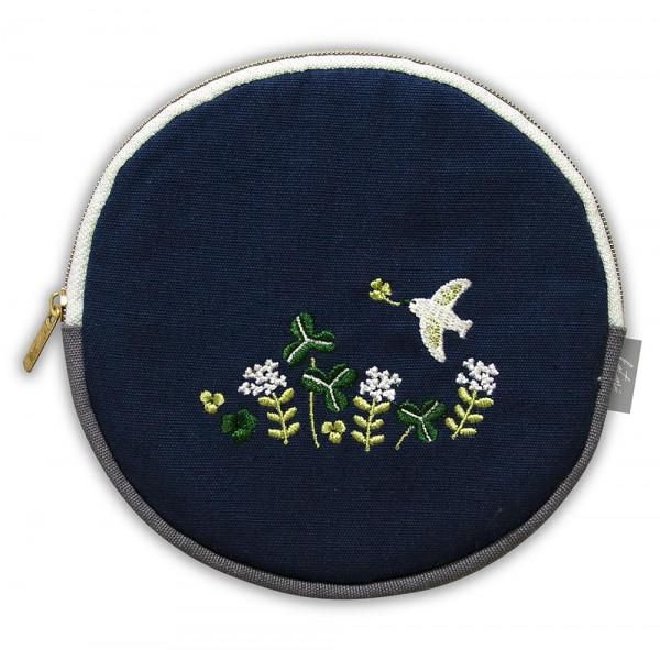 【リネン刺繍　Naoちゃん様オーダー専用ページ】マルチクロス　ボートポーチ リネン刺繍 Naoちゃん様オーダー専用ページ】マルチクロス