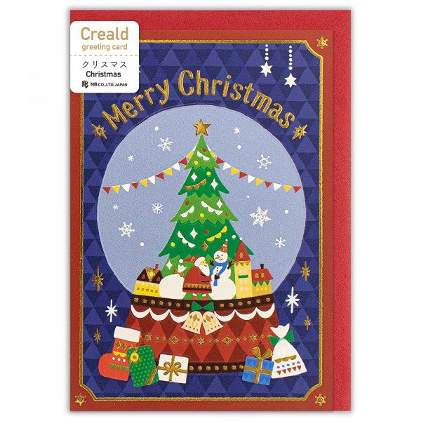 カード クリスマス スノードーム - エヌビー社 OFFICIAL ONLINE SHOP