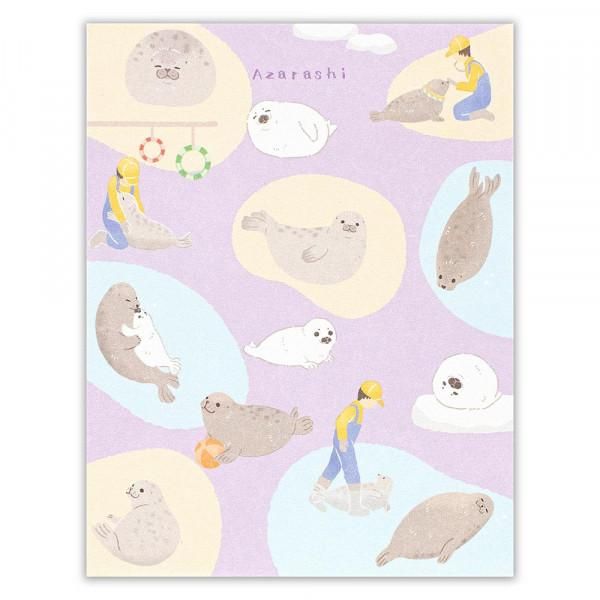 メモ ズームインアニマル アザラシ - エヌビー社 OFFICIAL ONLINE SHOP