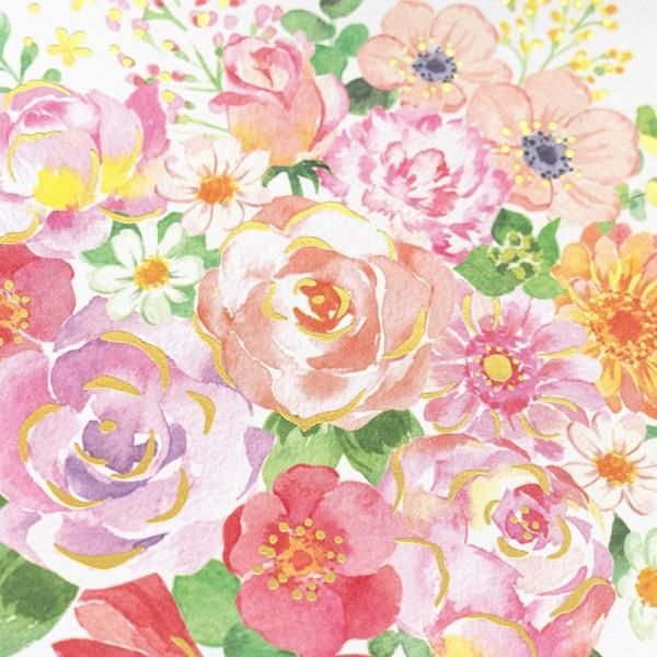 二つ折りミニ色紙 花束 - エヌビー社 OFFICIAL ONLINE SHOP