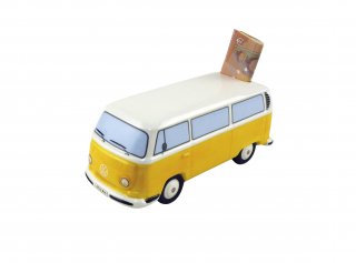 BRISA<BR>VW T2バス 貯金箱 (1:22スケール) - オレンジ