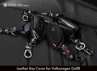core OBJ select<br>Leather Key Cover for Volkswagen Golf8