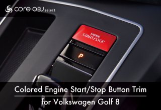 core OBJ select<br>Colored Engine Start/Stop Button Trim<br>for Volkswagen Golf 8
