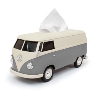 【数量限定】core OBJ select<br>Volkswagen Bus Tissue Box Plus Two-Tone<br>Gray×Cream