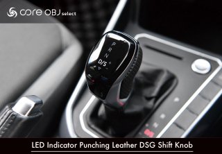 LED Indicator Punching Leather DSG
Shift Knob<br>【取付サービス商品※工賃込】