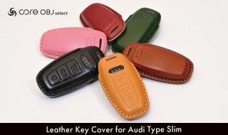 core OBJ select<br>Leather Key Cover<br>for Audi Type Slim