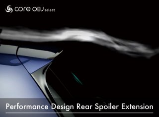 core OBJ select<br>Performance Design<br>Rear Spoiler Extension