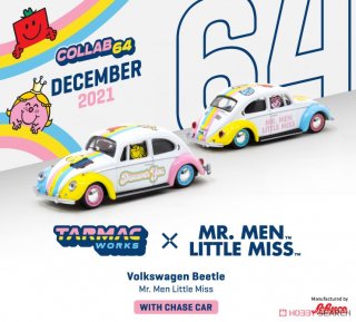 ڸ3TARMAC WORKS<br> Volkswagen Beetle Mr.Men Little Miss<br>1/64 ߥ˥