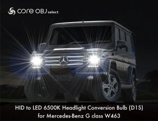 core OBJ select<br>HID to LED 6500K Headlight Conversion Bulb (D1S)<br>Mercedes-Benz G class W463