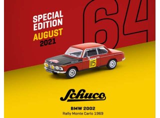 ڸ1 TARMAC WORKS<br>BMW 2002 #115 Rally Monte Carlo (1969) 1/64 ߥ˥