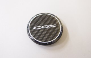 COX Floor Mat Carbon Badge (White)