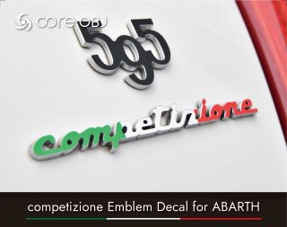 core OBJ<br>competizione Emblem Decal for ABARTH