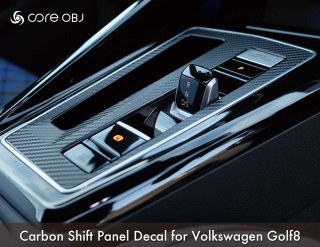 core OBJ<br>Carbon Shift Panel Decal<br>for Volkswagen Golf8
