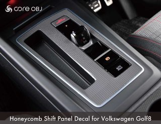 core OBJ<br>Honeycomb Shift Panel Decal<br>for Volkswagen Golf8