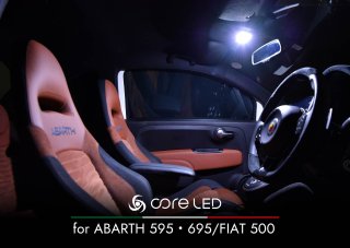 core LED MIX 室内LEDセット<br>for ABARTH 595/695/500 & FIAT500<br>【取り付けサービス※工賃込み】