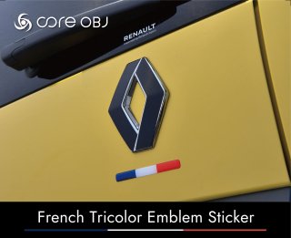 core OBJ<br>French Tricolor Emblem Sticker