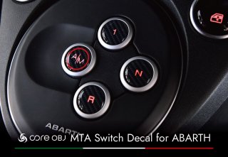 core OBJ<br>MTA Switch Decal for ABARTH