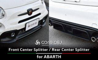 Produced by Next innovation<br>for ABARTH595/695<br>Front Splitter / ֥å