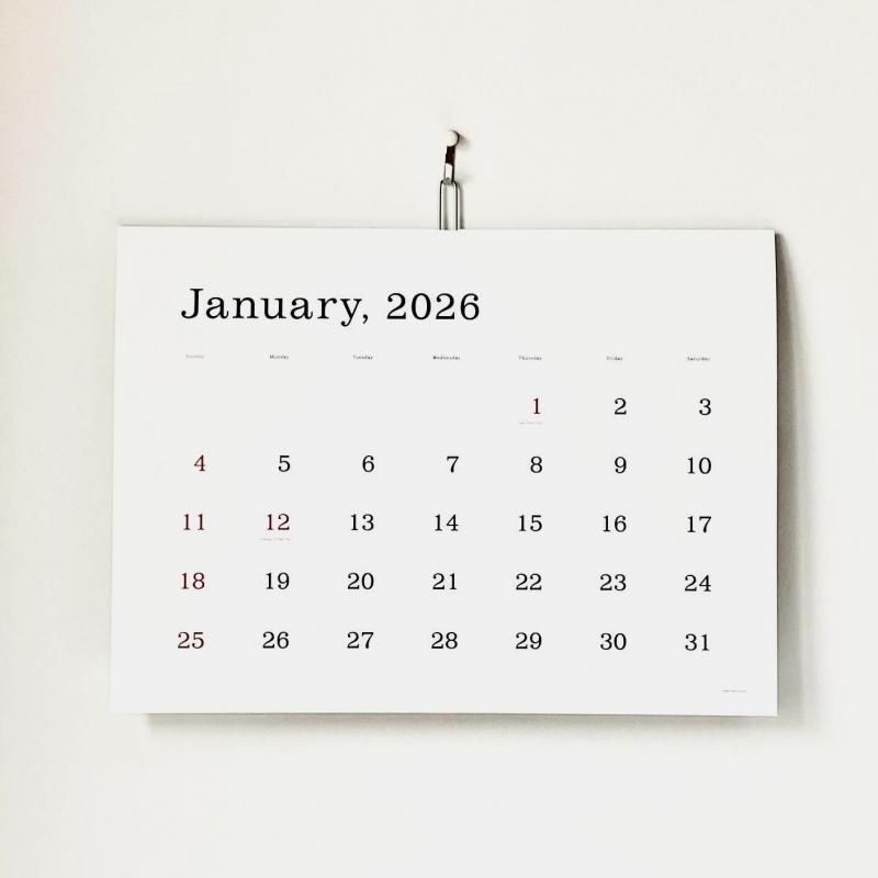 ANDO GALLERY  CALENDAR 2026