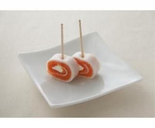 大根とスモークサーモンの酢の物