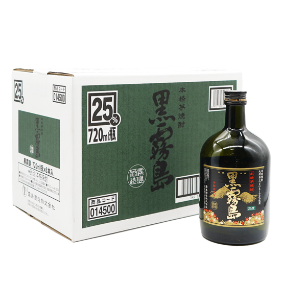 Ys282  黒霧島 芋 25° 1.8Lパック   ６本