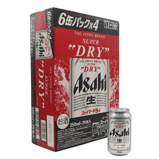 アサヒスーパードライ 350ml×24本(2箱セット)酒 - ビール アサヒスーパードライ 350ml×24本(2箱セット)酒 - ビール