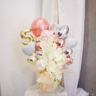Phalaenopsis ĳ Rose Gold&Silver Table top type