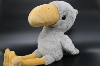 ハシビロコウのぬいぐるみ(鳴き声仕掛け追加・自立可動式) 判ら ハシビロコウのぬいぐるみ(鳴き声仕掛け追加・自立可動式) 判ら