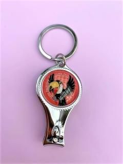 オニオオハシ　レジン　バッグハンガー　キーホルダー　リバーシブル　カラスウリ オニオオハシ レジン バッグハンガー キーホルダー リバーシブル