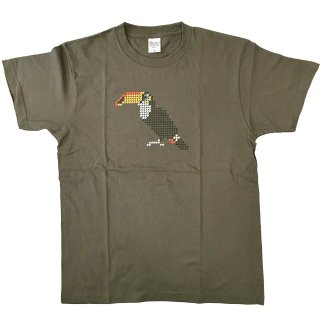 ハニーバージャーコラボ<br>グラフィックデザインTシャツ<br>ドットオニオオハシ