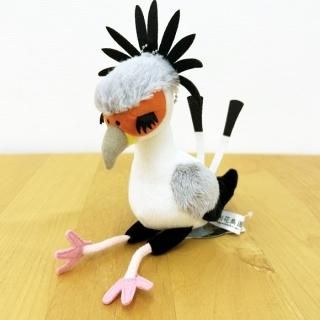 【WEB限定】 オリジナルマスコット付きキーホルダーヘビクイワシ 掛川花鳥 - ぬいぐるみ