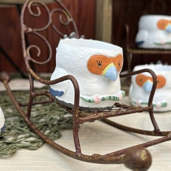 掛川花鳥園オリジナルリトルレジンポットヘビクイワシ - 掛川花鳥園