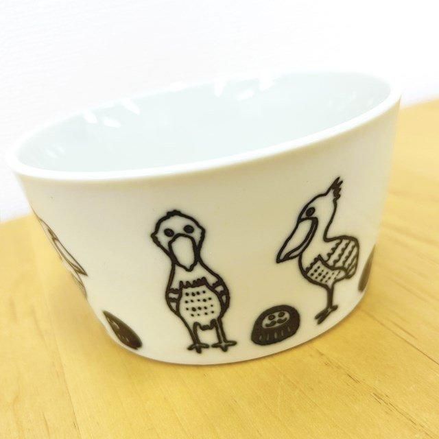 だるまとハシビロコウ小鉢 - 掛川花鳥園公式通販サイト FBPshop